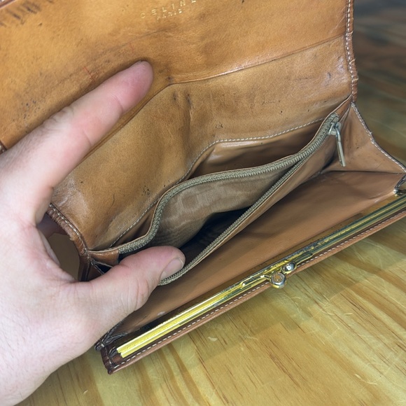 Authentic Celine Macadam Brown Continental Long Wallet - Picture 4 of 8